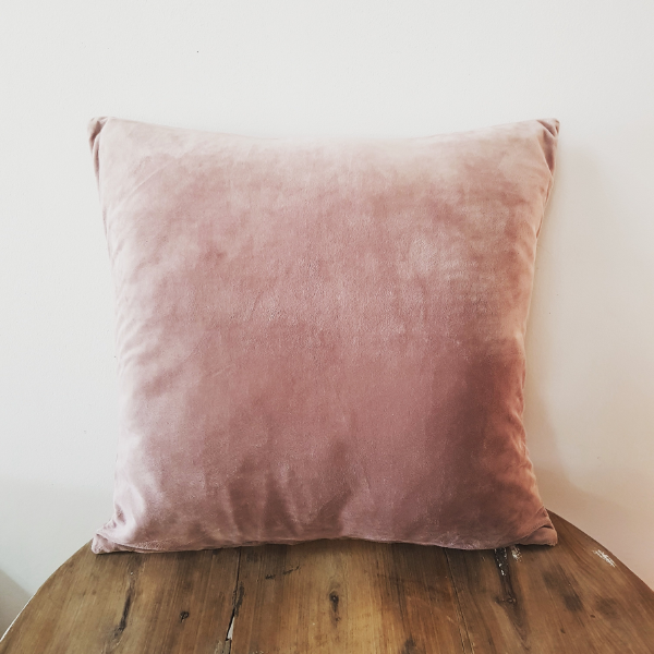 Velvet Scatter Pillow - Blush